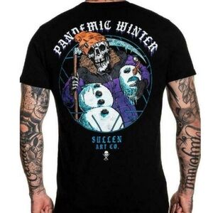 Sullen Art Men’s Pandemic Winter Black T-Shirt